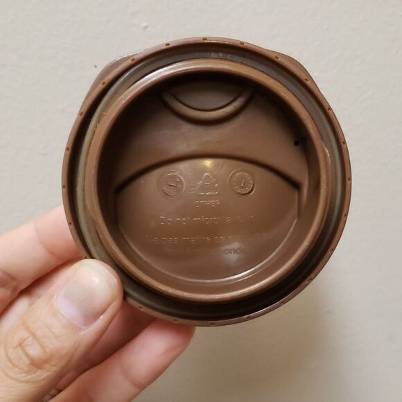 𝅺STARBUCKS 2009 Brown Siren Hot Plastic Tumbler 12 - Picture 6 of 6